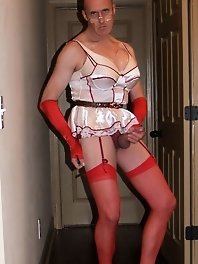 Nurses uniform and tutu on 15th January 2014