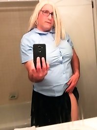 Tour of a college dorm for a sissy boy