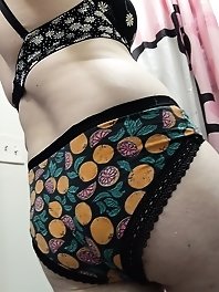 Orange cock for an amazing black woman with a great ass