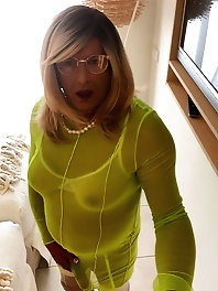 Big breasted shemale mistress gets ready for anything